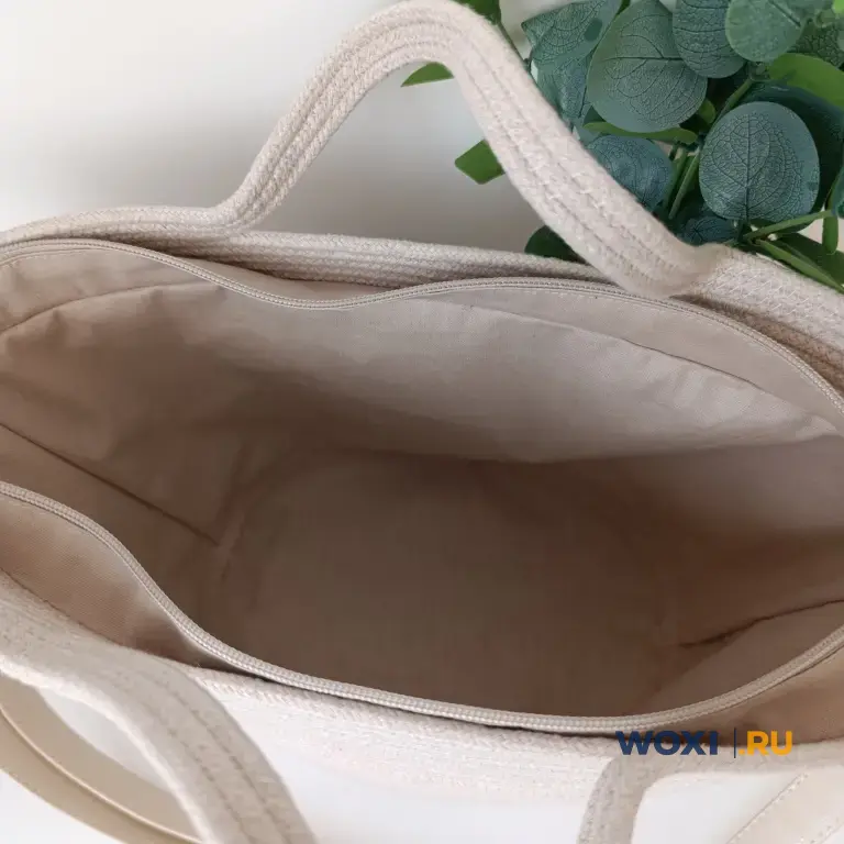Женская сумка из хлопкового шнура