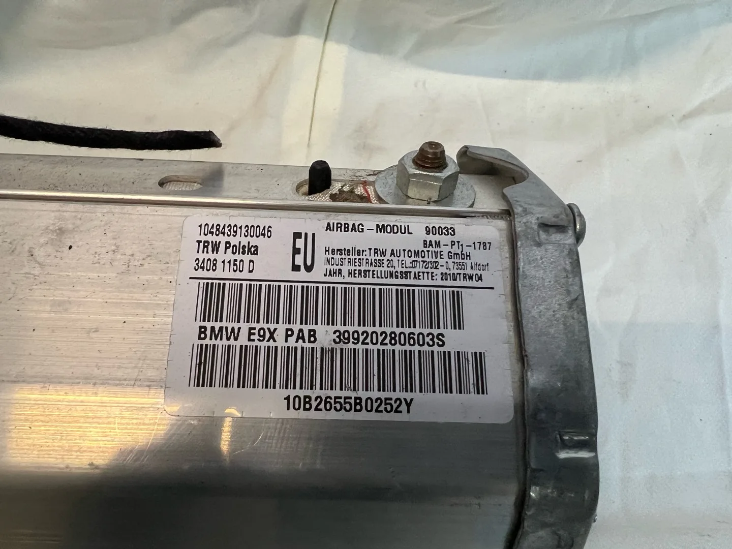 Подушка безопасности пассажира BMW 3 E92/E93 рест.