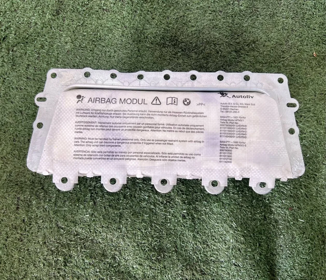 Подушка безопасности пассажира BMW 7 F01/F02 F01