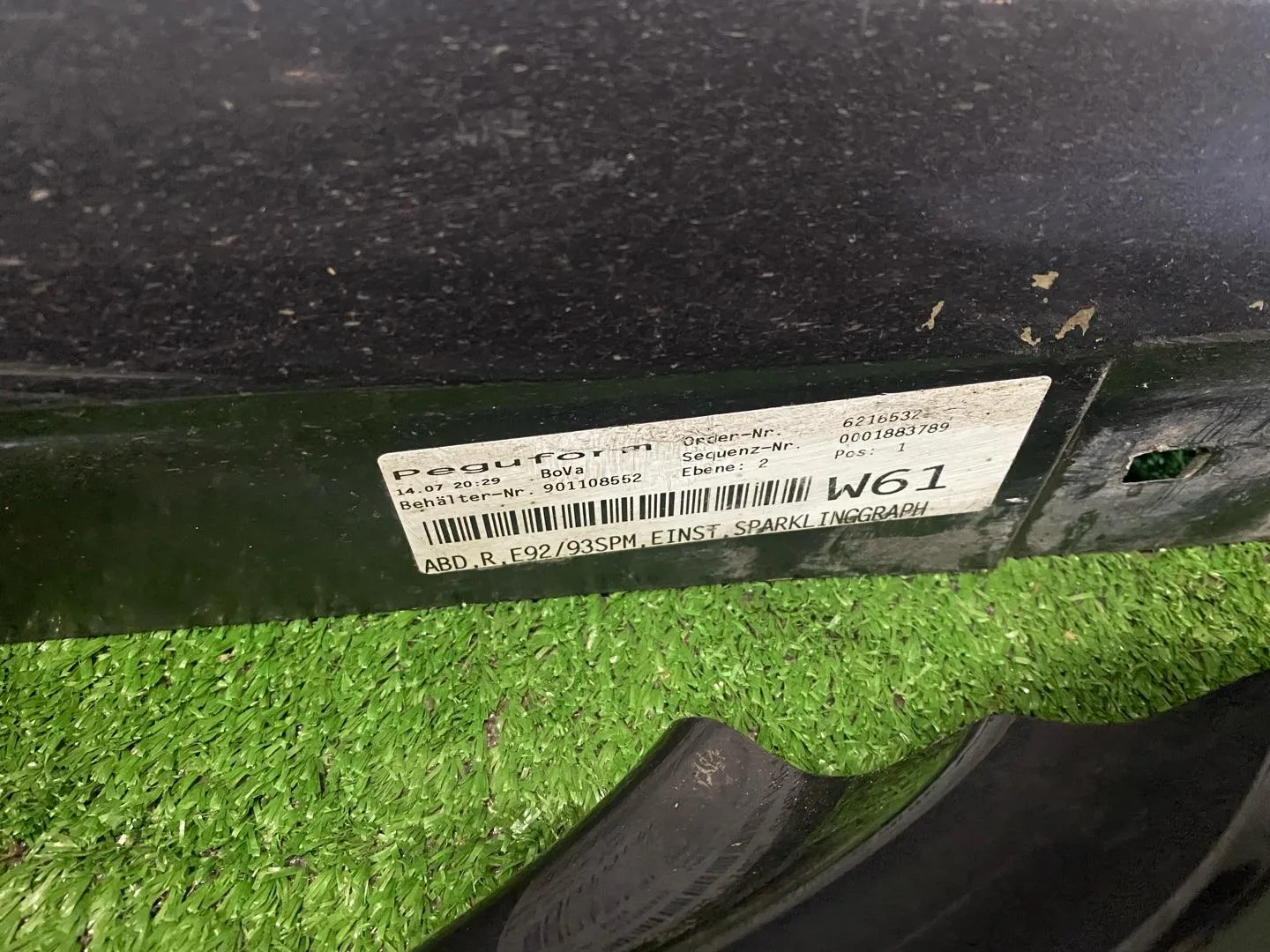 Пороги наружные (комплект) BMW 3 E92/E93 E92 2007