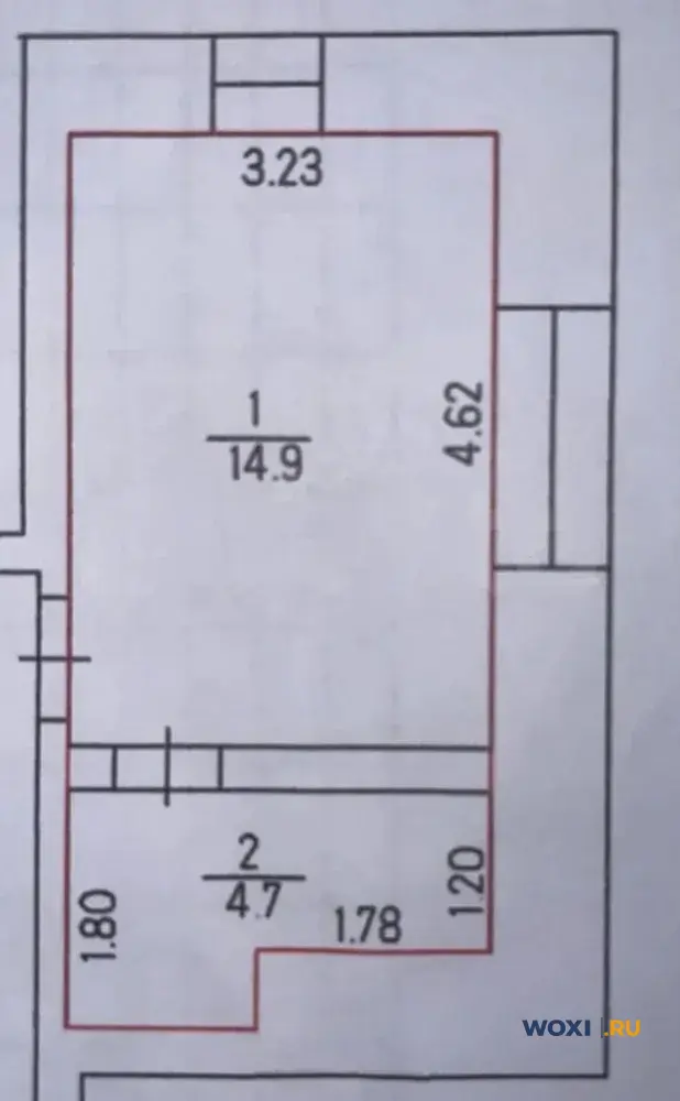 Квартира-студия, 20 м², 3/3 эт.
