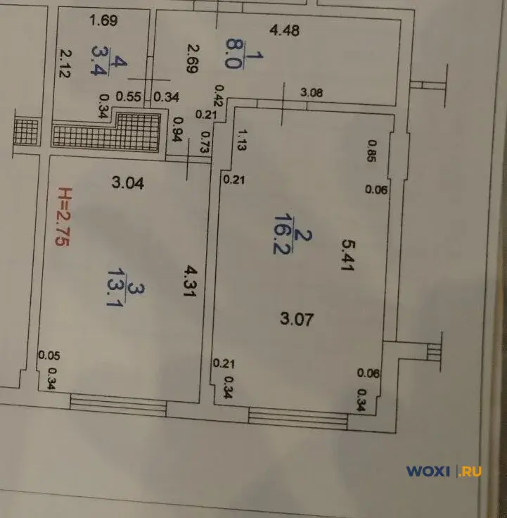 1-комн. квартира, 41 м², 1/10 эт.