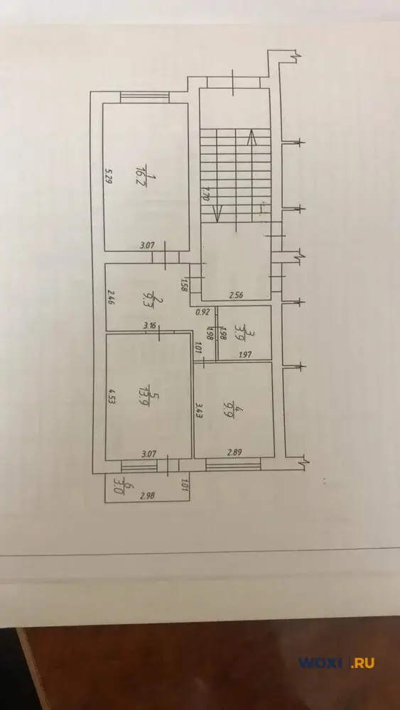 2-комн. квартира, 56 м², 1/4 эт.