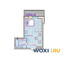 Квартира-студия, 26 м², 9/12 эт.