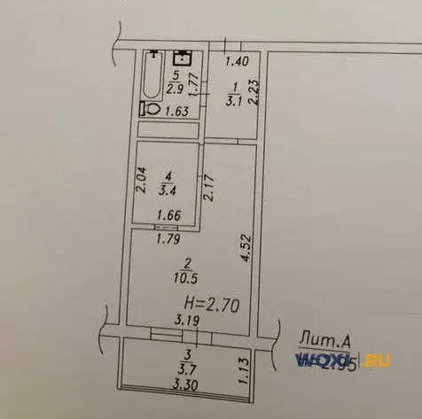 1-комн. квартира, 23 м², 7/14 эт.