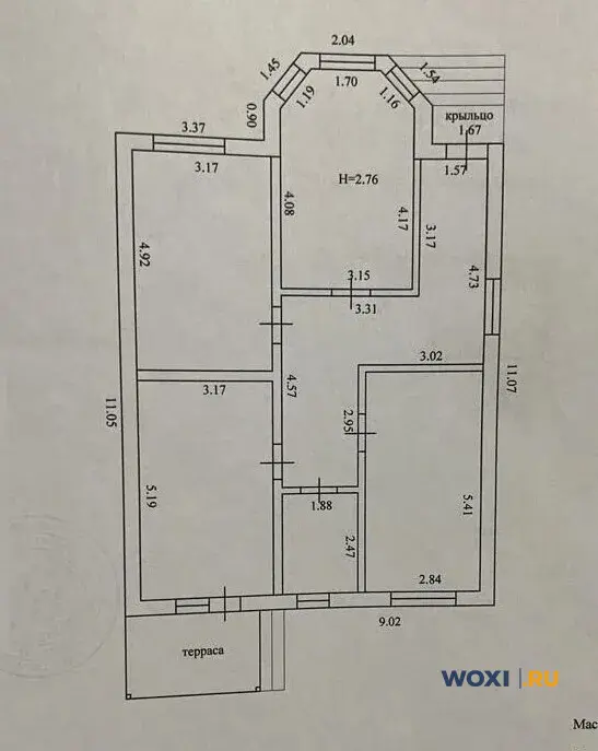 Дом 100 м² на участке 5 сот.