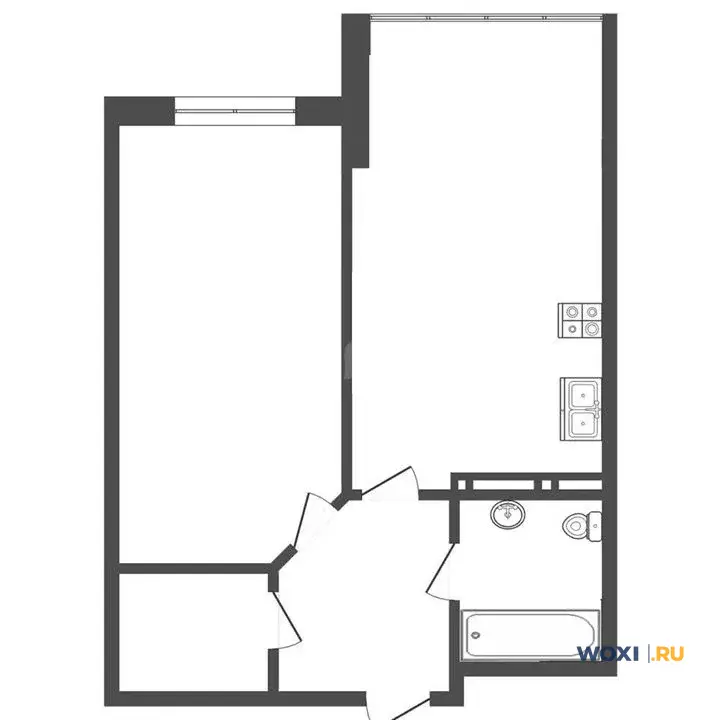 1-комн. квартира, 47 м², 8/14 эт.
