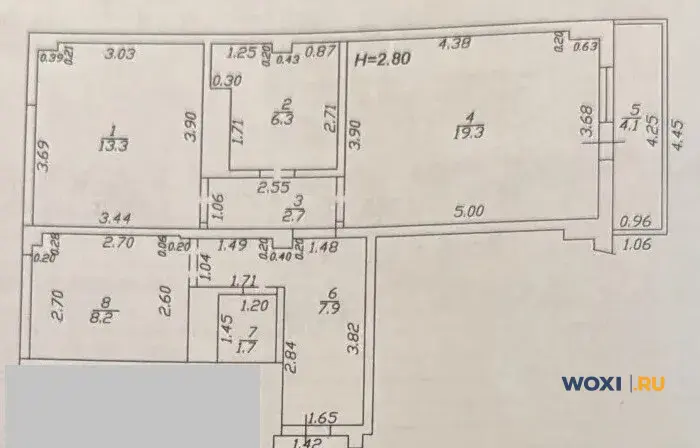 2-комн. квартира, 64 м², 7/10 эт.