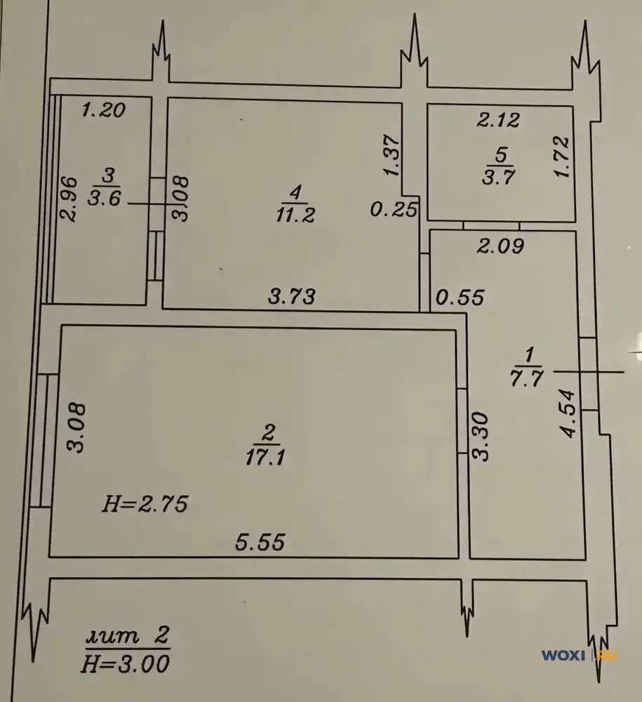1-комн. квартира, 43 м², 6/20 эт.