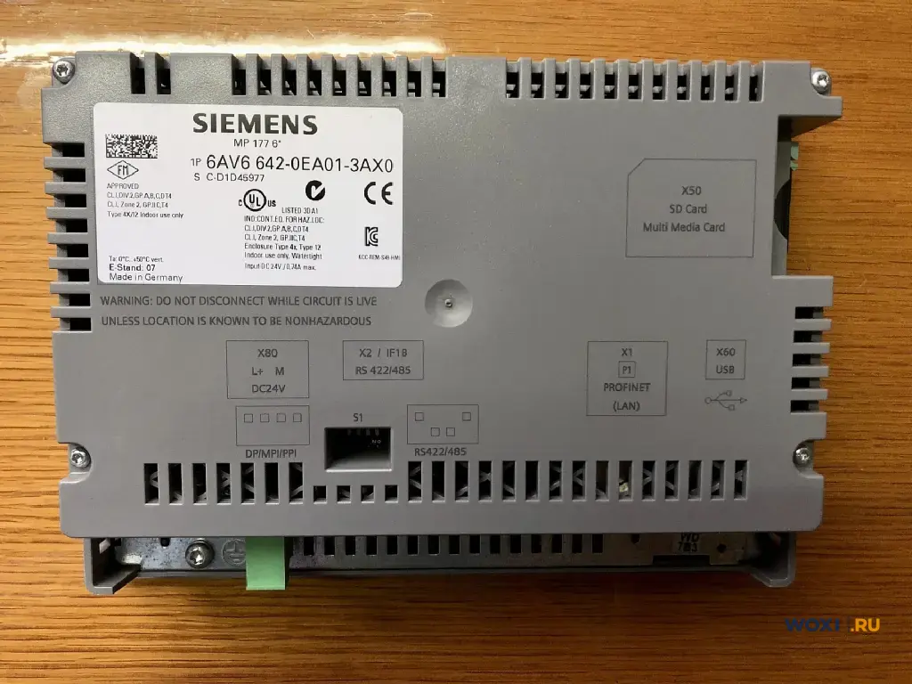 Панель оператора Siemens Simatic MP177 6'' Touch