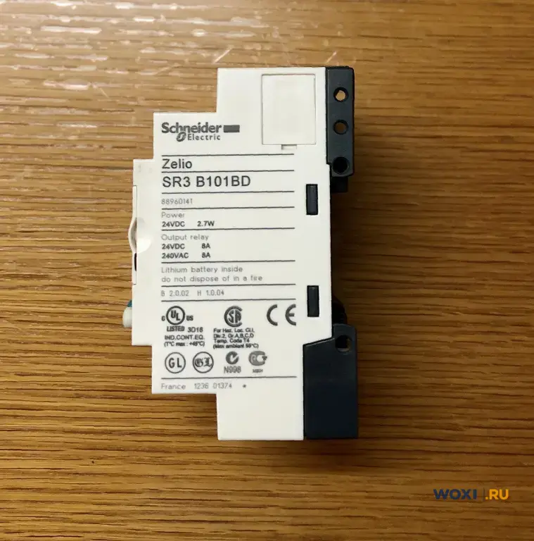 Реле программируемое Zelio Logic SR3 B101BD