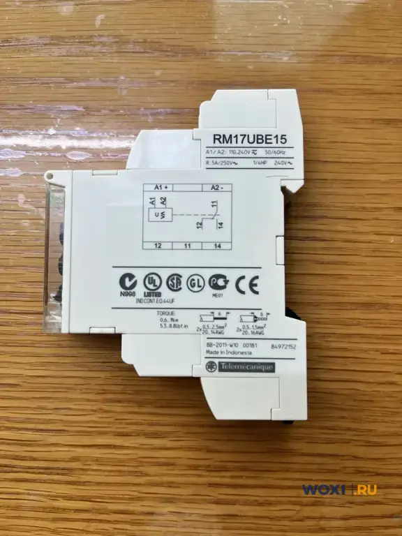 Реле контроля напряжения Schneider RM17UBE15