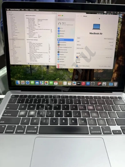 Macbook Air M1 chip 8/256