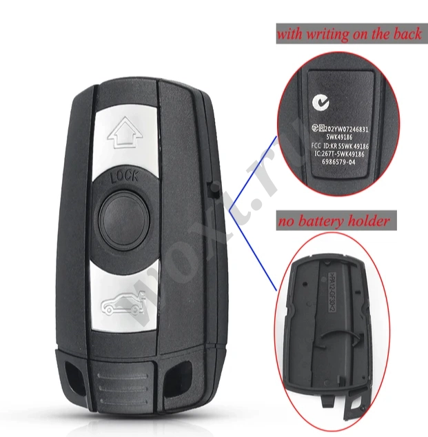 Корпус ключа для BMW,  E90, E91, E92, E60, E70, E71, E72, E82, Е84, E8