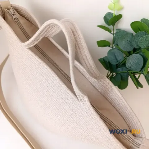 Женская сумка из хлопкового шнура