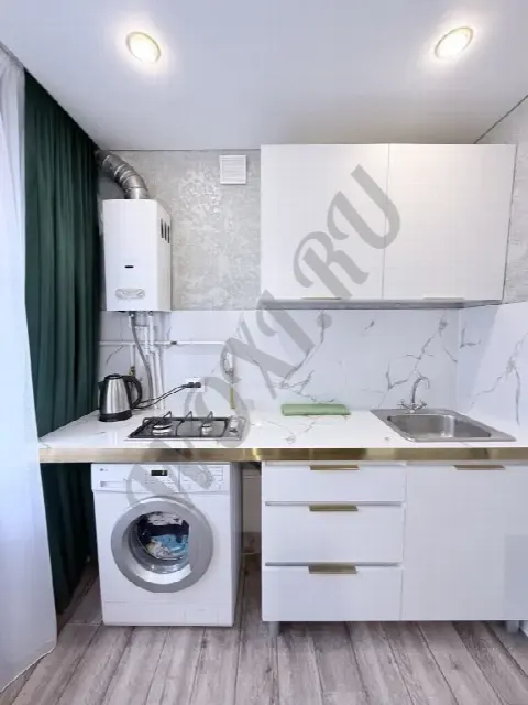 Квартира 33 м², 1 комната, 2 кровати