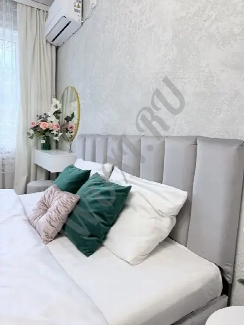 Квартира 33 м², 1 комната, 2 кровати