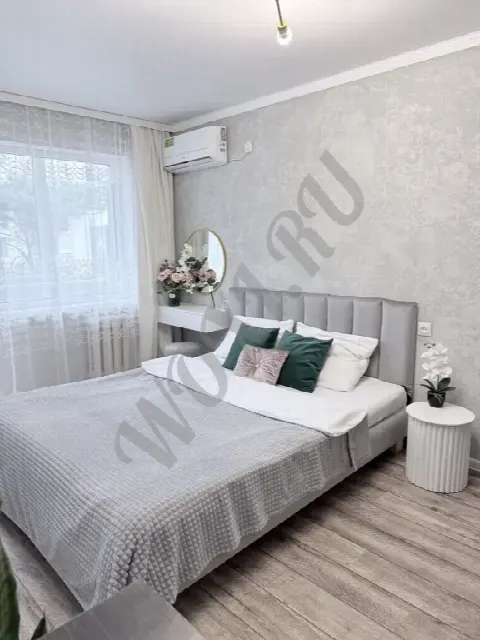 Квартира 33 м², 1 комната, 2 кровати