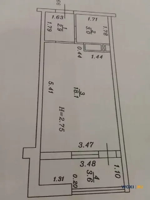 Квартира-студия, 29 м², 7/15 эт.