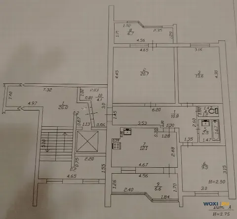 3-комн. квартира, 88 м², 2/10 эт.