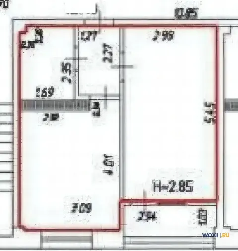 1-комн. квартира, 38 м², 8/9 эт.