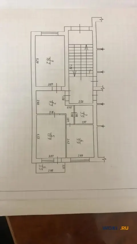 2-комн. квартира, 56 м², 1/4 эт.