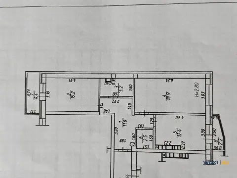2-комн. квартира, 72 м², 5/5 эт.