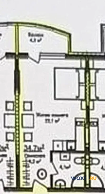 1-комн. квартира, 33 м², 2/7 эт.