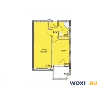 1-комн. квартира, 40 м², 3/7 эт.