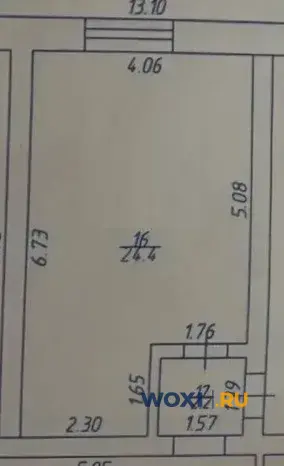 Квартира-студия, 24 м², 2/4 эт.