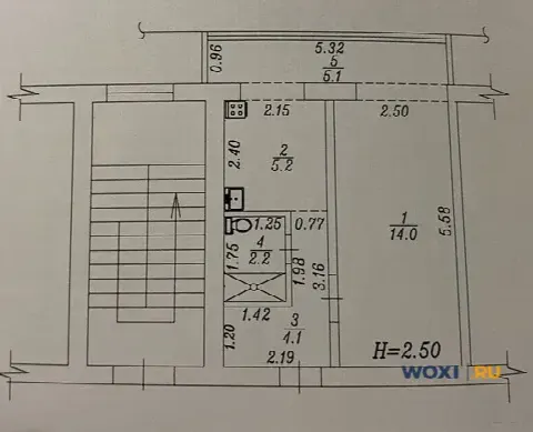 1-комн. квартира, 31 м², 5/5 эт.