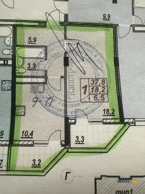 1-комн. квартира, 44 м², 12/13 эт.