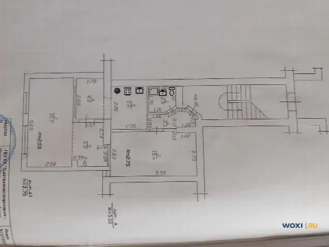 2-комн. квартира, 55 м², 1/2 эт.
