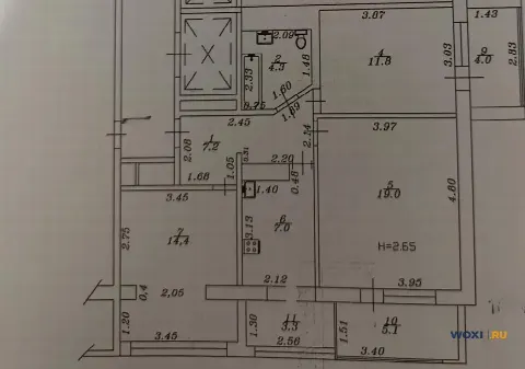 3-комн. квартира, 76 м², 5/12 эт.