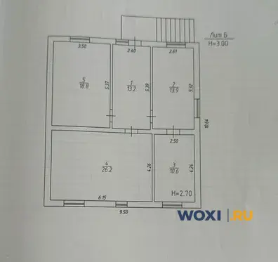 Дом 83 м² на участке 7 сот.