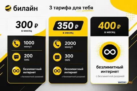 Тарифы Билайн для тебя