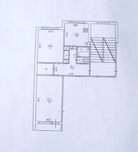 2-комн. квартира, 53,7 м², 5/5 эт.